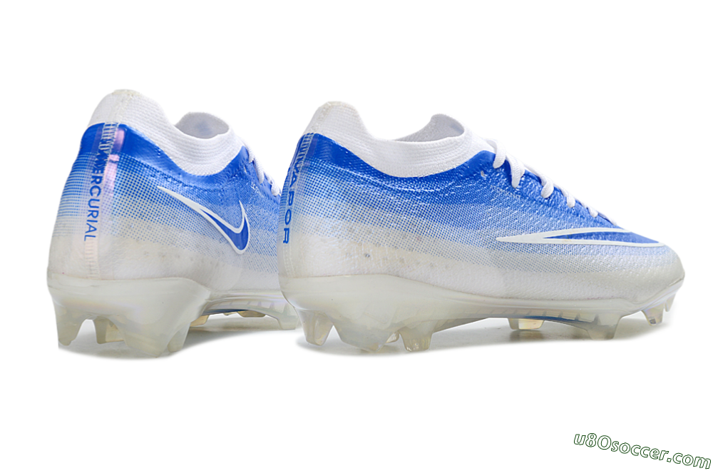 Nike Air Zoom Mercurial Vapor 17 Elite FG Firm Ground Soccer Cleats - Blue/Sky Blue/White 6