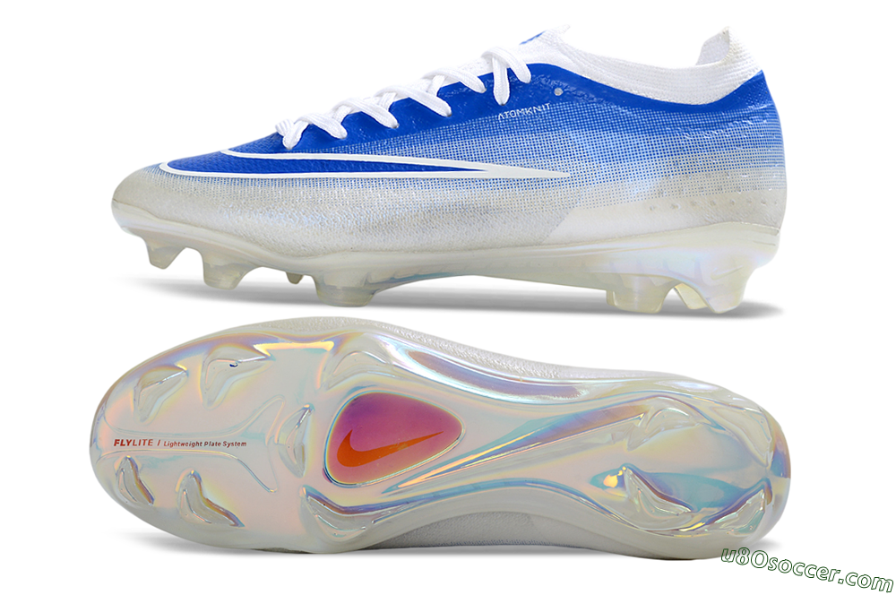 Nike Air Zoom Mercurial Vapor 17 Elite FG Firm Ground Soccer Cleats - Blue/Sky Blue/White 0