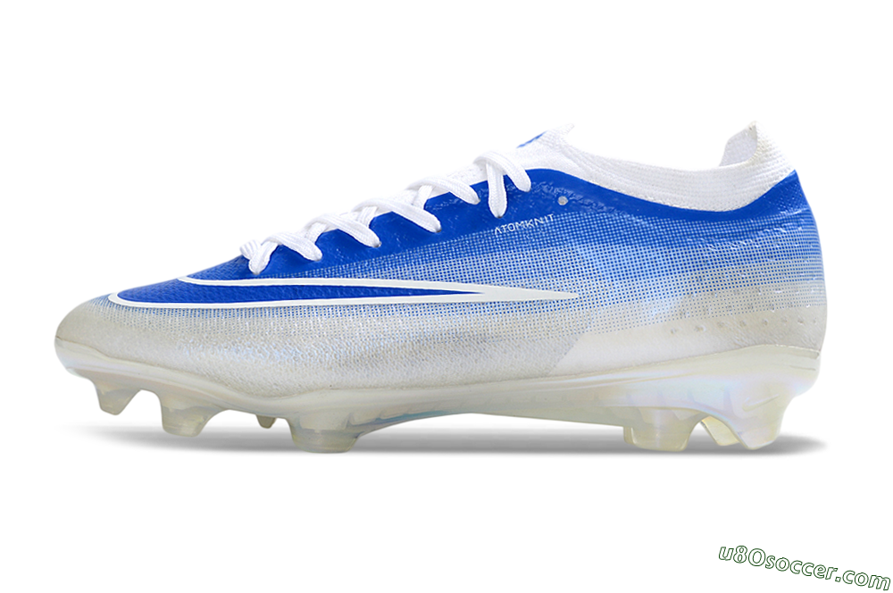 Nike Air Zoom Mercurial Vapor 17 Elite FG Firm Ground Soccer Cleats - Blue/Sky Blue/White 2
