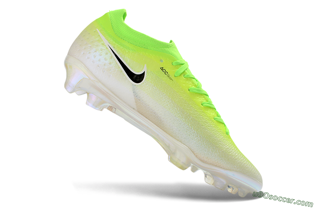 Nike Air Zoom Mercurial Vapor 17 Elite FG Firm Ground Soccer Cleats - Yellow/Neon Green/Frosted White 4