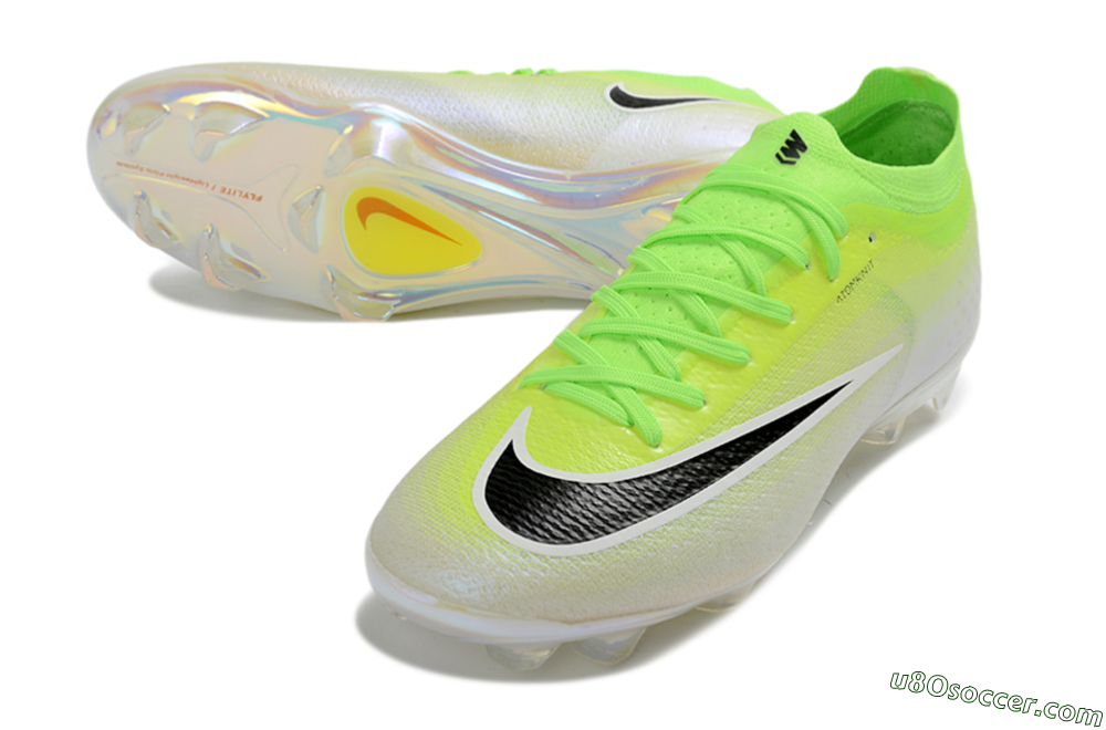 Nike Air Zoom Mercurial Vapor 17 Elite FG Firm Ground Soccer Cleats - Yellow/Neon Green/Frosted White 3