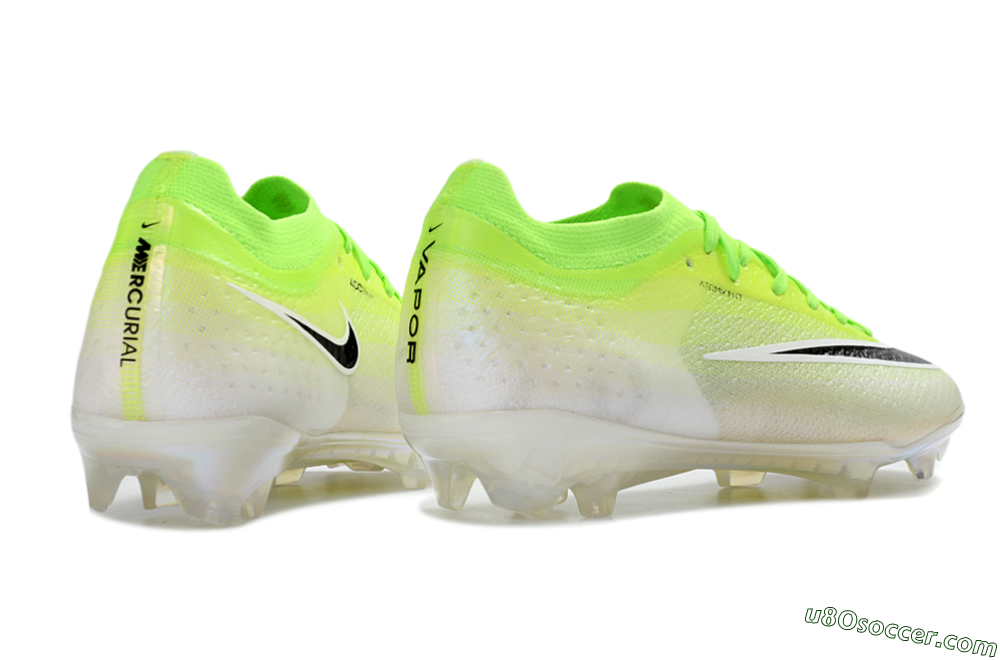 Nike Air Zoom Mercurial Vapor 17 Elite FG Firm Ground Soccer Cleats - Yellow/Neon Green/Frosted White 6