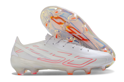 Adidas F50 Hyperfast 2026 World Cup FG Firm Ground Soccer Cleats - White/Neon Pink/Crystal Clear