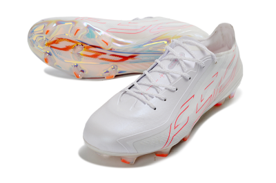 Adidas F50 Hyperfast 2026 World Cup FG Firm Ground Soccer Cleats - White/Neon Pink/Crystal Clear