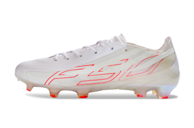 Adidas F50 Hyperfast 2026 World Cup FG Firm Ground Soccer Cleats - White/Neon Pink/Crystal Clear