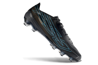 Adidas F50 Hyperfast 2026 World Cup FG Firm Ground Soccer Cleats - Black/Electric Blue/Shadow Blue