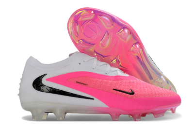 Nike Phantom 6 Elite Low FG Firm Ground Soccer Cleats - Pink/Electric Pink/White