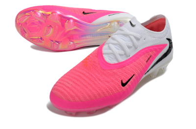 Nike Phantom 6 Elite Low FG Firm Ground Soccer Cleats - Pink/Electric Pink/White