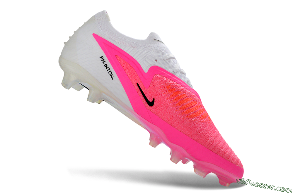 Nike Phantom 6 Elite Low FG Firm Ground Soccer Cleats - Pink/Electric Pink/White 4