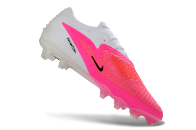 Nike Phantom 6 Elite Low FG Firm Ground Soccer Cleats - Pink/Electric Pink/White