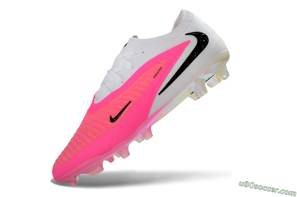 Nike Phantom 6 Elite Low FG Firm Ground Soccer Cleats - Pink/Electric Pink/White 5
