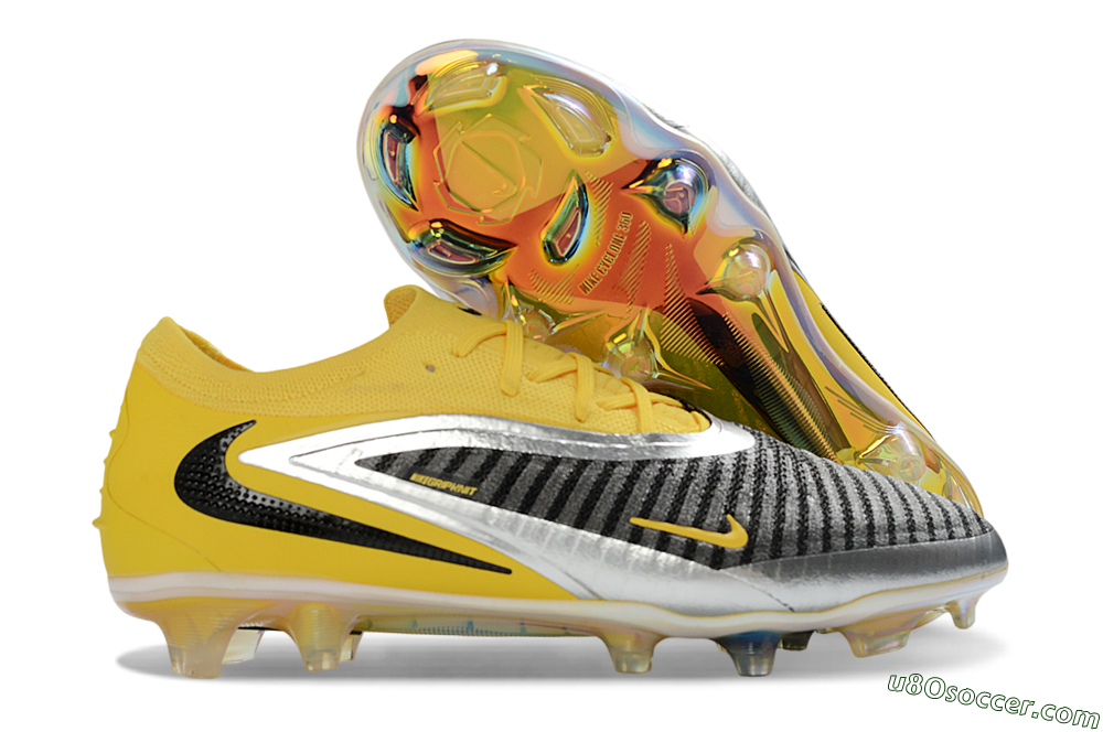 Nike Phantom 6 Low Elite FG Firm Ground Soccer Cleats - Yellow/Ample Gold/Graphite Gray 1