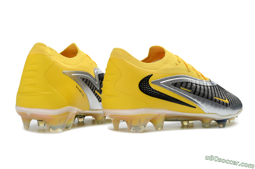 Nike Phantom 6 Low Elite FG Firm Ground Soccer Cleats - Yellow/Ample Gold/Graphite Gray 6