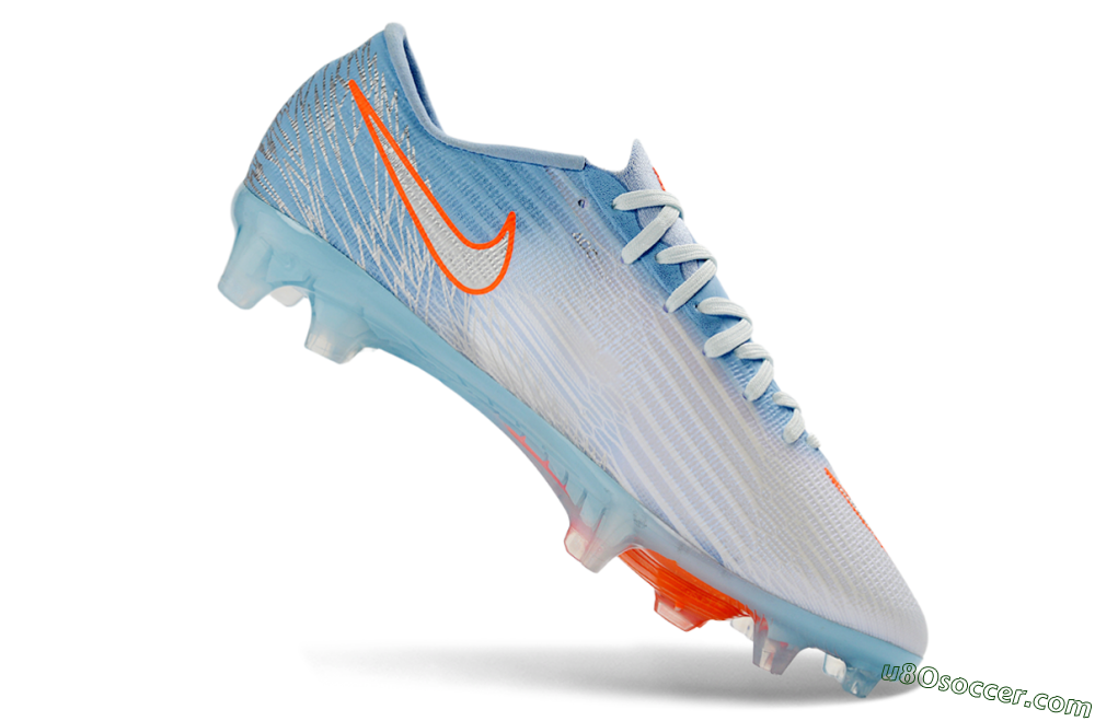 Nike Air Zoom Mercurial Superfly 11 Elite FG Firm Ground Soccer Cleats - Sky/Coral Blue/Neon Orange 4