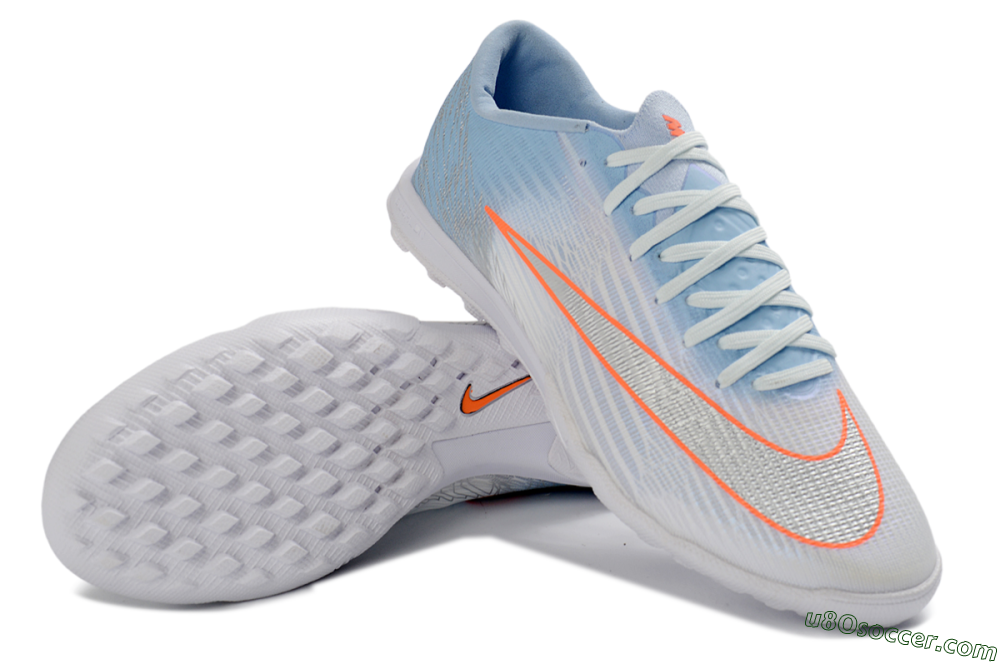 Nike Air Zoom Mercurial Superfly 11 Elite TF Artificial Turf Soccer Shoes - Blue/Sky Blue/Coral 3