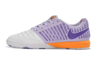 Nike Lunar Gato 2 IC Indoor & Futsal Soccer Shoes - Purple/Lavender Burst/Orange Accent