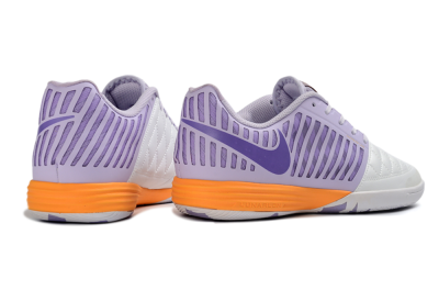 Nike Lunar Gato 2 IC Indoor & Futsal Soccer Shoes - Purple/Lavender Burst/Orange Accent