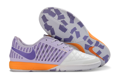 Nike Lunar Gato 2 IC Indoor & Futsal Soccer Shoes - Purple/Lavender Burst/Orange Accent