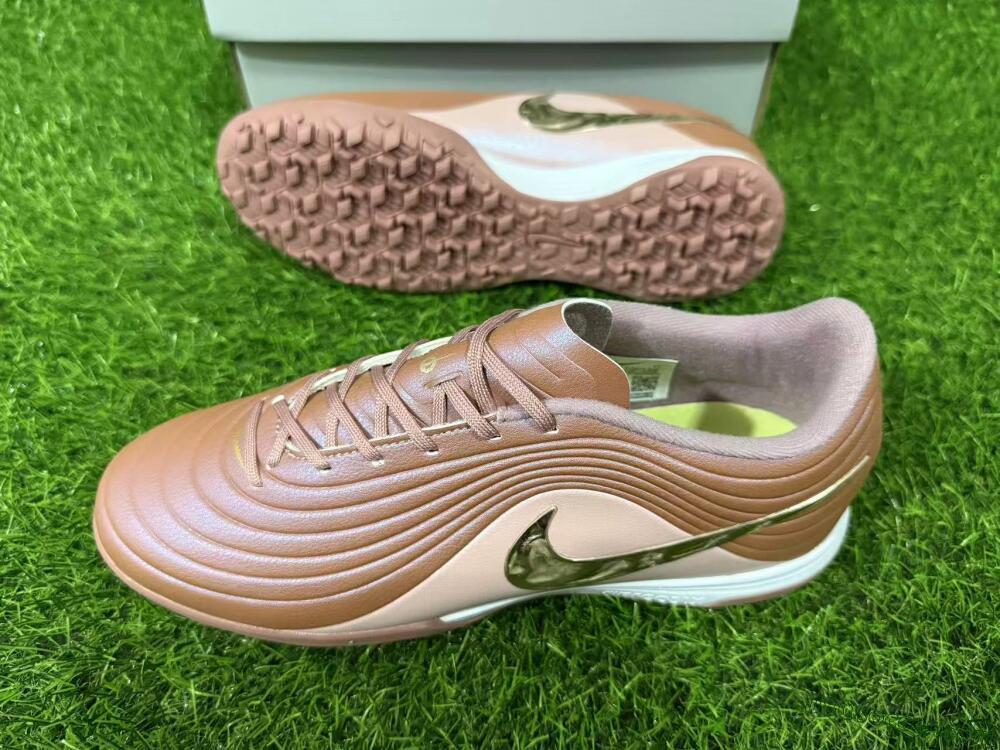 Nike Tiempo Legend 11 Elite TF Artificial Turf Soccer Shoes - Brown/Rose Gold/Copper Brown