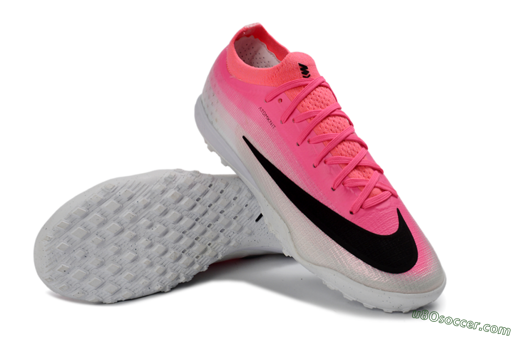 Nike Air Zoom Mercurial Vapor 17 Elite TF Artificial Turf Soccer Shoes - Pink/Electro Pink/Sleek Black 3