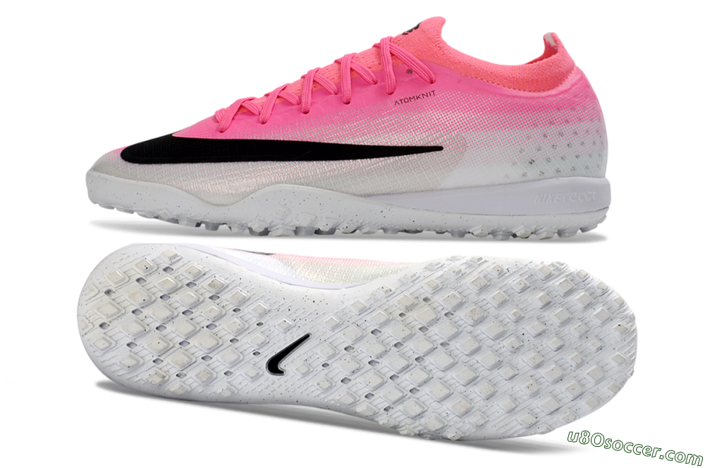 Nike Air Zoom Mercurial Vapor 17 Elite TF Artificial Turf Soccer Shoes - Pink/Electro Pink/Sleek Black 0
