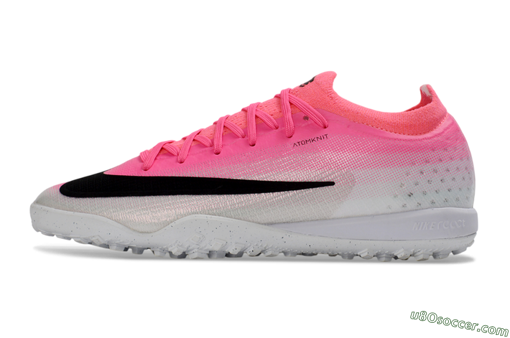 Nike Air Zoom Mercurial Vapor 17 Elite TF Artificial Turf Soccer Shoes - Pink/Electro Pink/Sleek Black 2