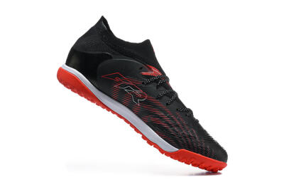 Puma Future 8 Ultimate TF Artificial Turf Soccer Shoes - Black/Fiery Red/Blue Blaze