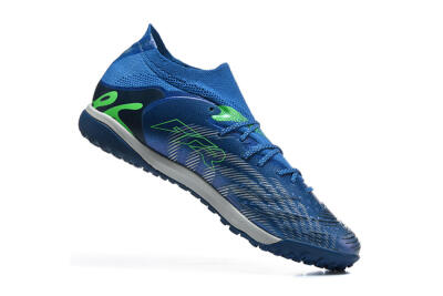 Puma Future 8 Ultimate TF Artificial Turf Soccer Shoes - Blue/Electric Blue/Frosty Green