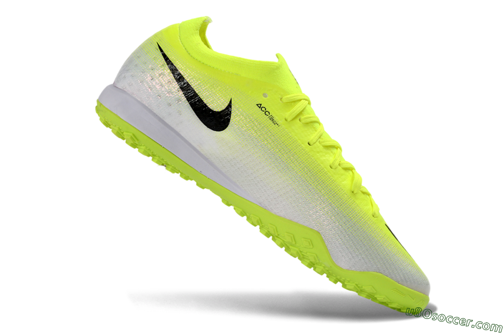 Nike Air Zoom Mercurial Vapor 17 Elite TF Artificial Turf Soccer Shoes - Yellow/Lime Green/Black 4