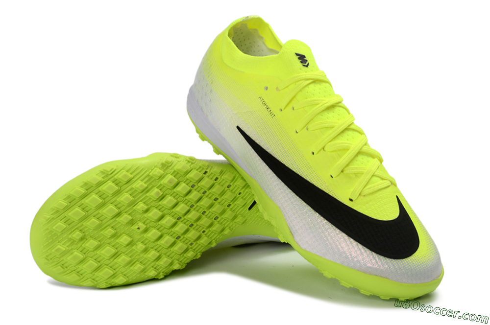 Nike Air Zoom Mercurial Vapor 17 Elite TF Artificial Turf Soccer Shoes - Yellow/Lime Green/Black 3