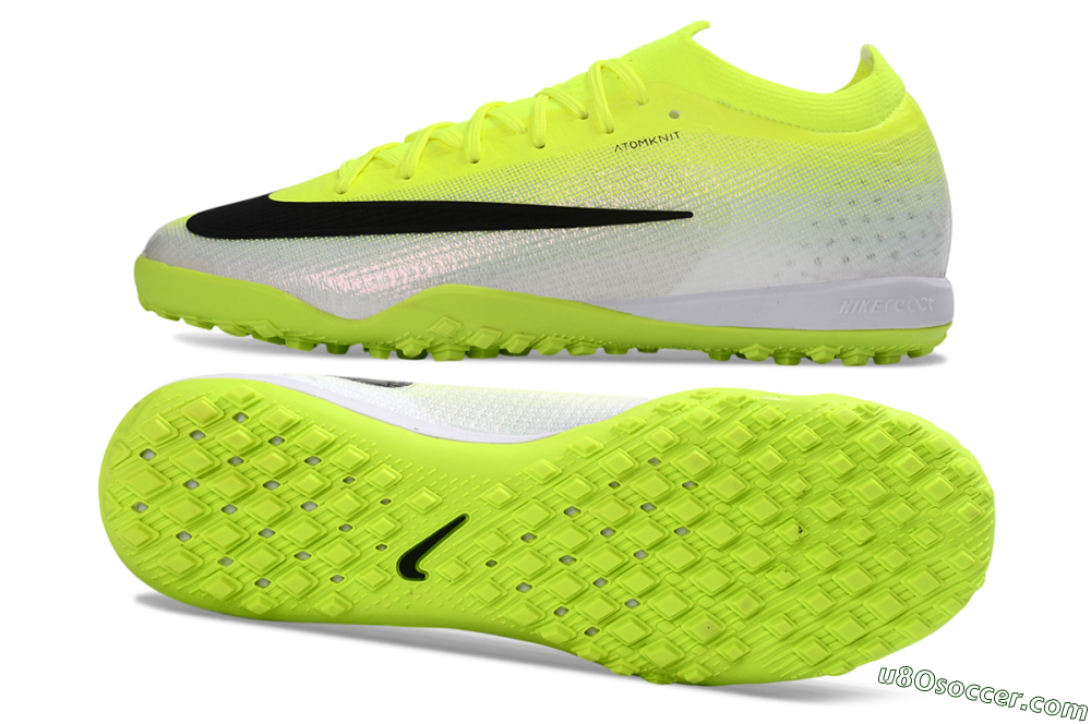 Nike Air Zoom Mercurial Vapor 17 Elite TF Artificial Turf Soccer Shoes - Yellow/Lime Green/Black 0
