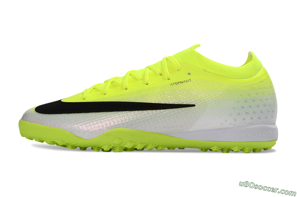 Nike Air Zoom Mercurial Vapor 17 Elite TF Artificial Turf Soccer Shoes - Yellow/Lime Green/Black 2