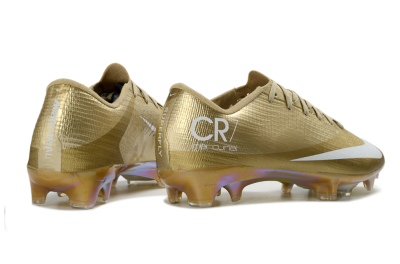 Nike Air Zoom Mercurial Superfly 11 Elite FG Firm Ground Soccer Cleats - Gold/Metallic Gold/White