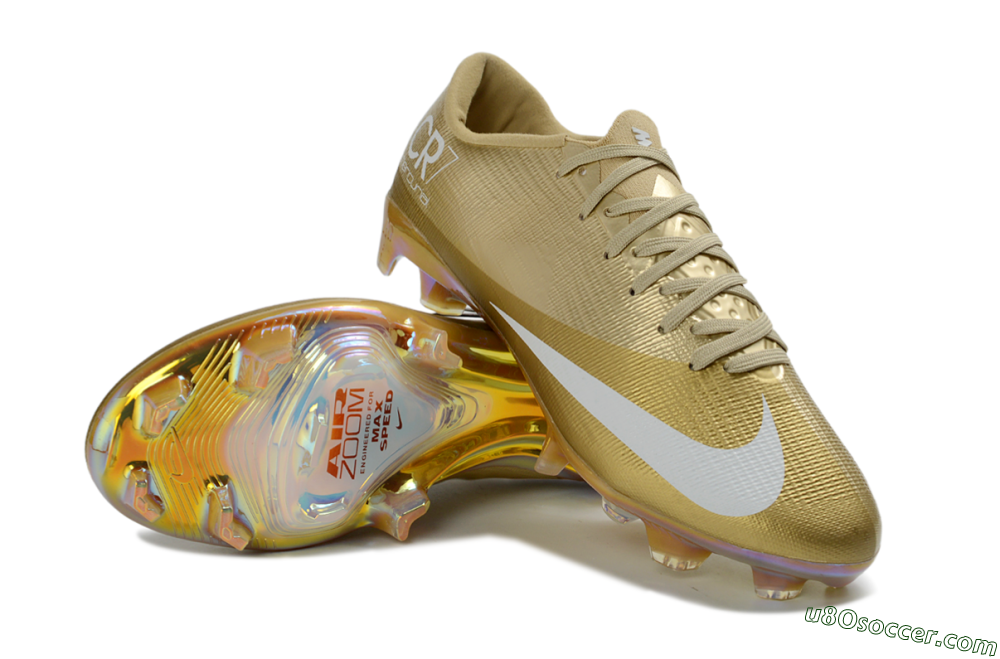Nike Air Zoom Mercurial Superfly 11 Elite FG Firm Ground Soccer Cleats - Gold/Metallic Gold/White 3