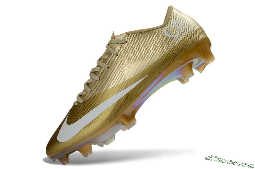 Nike Air Zoom Mercurial Superfly 11 Elite FG Firm Ground Soccer Cleats - Gold/Metallic Gold/White 5