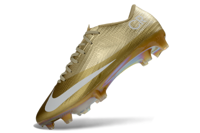 Nike Air Zoom Mercurial Superfly 11 Elite FG Firm Ground Soccer Cleats - Gold/Metallic Gold/White