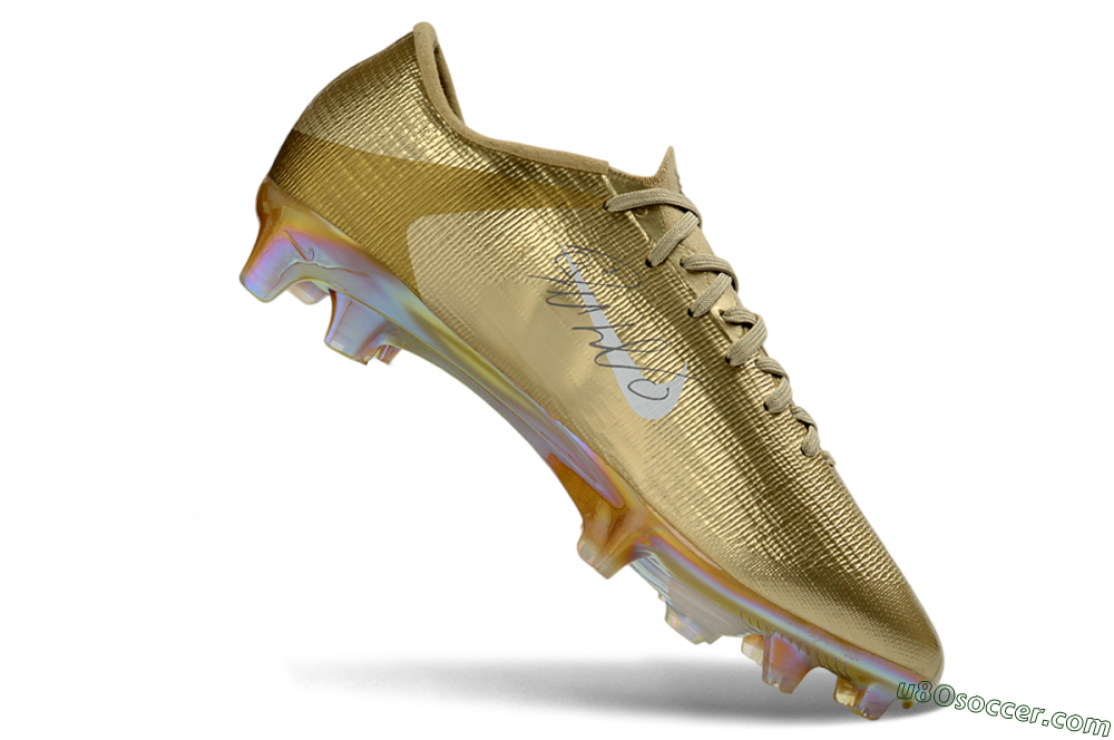 Nike Air Zoom Mercurial Superfly 11 Elite FG Firm Ground Soccer Cleats - Gold/Metallic Gold/White 4