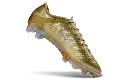 Nike Air Zoom Mercurial Superfly 11 Elite FG Firm Ground Soccer Cleats - Gold/Metallic Gold/White
