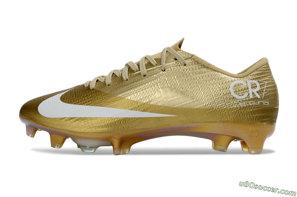 Nike Air Zoom Mercurial Superfly 11 Elite FG Firm Ground Soccer Cleats - Gold/Metallic Gold/White 2