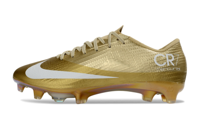 Nike Air Zoom Mercurial Superfly 11 Elite FG Firm Ground Soccer Cleats - Gold/Metallic Gold/White