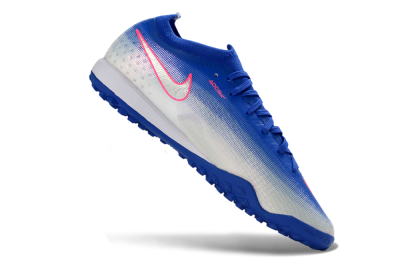 Nike Air Zoom Mercurial Vapor 17 Elite TF Artificial Turf Soccer Shoes - Blue/Electric Blue/Frosted Silver