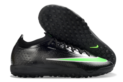 Nike Air Zoom Mercurial Vapor 17 Elite TF Artificial Turf Soccer Shoes - Black/Neon Green/Grey