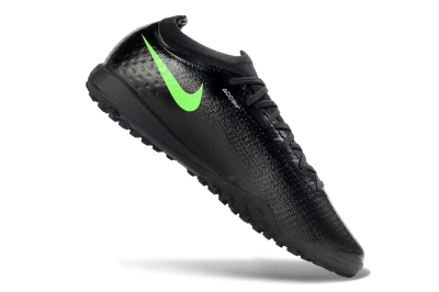 Nike Air Zoom Mercurial Vapor 17 Elite TF Artificial Turf Soccer Shoes - Black/Neon Green/Grey