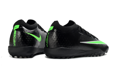 Nike Air Zoom Mercurial Vapor 17 Elite TF Artificial Turf Soccer Shoes - Black/Neon Green/Grey