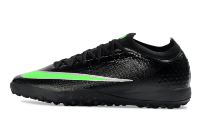 Nike Air Zoom Mercurial Vapor 17 Elite TF Artificial Turf Soccer Shoes - Black/Neon Green/Grey