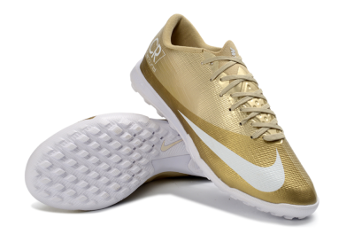 Nike Air Zoom Mercurial Superfly 11 Elite TF Artificial Turf Soccer Shoes - Gold/Metallic Gold/Snow White