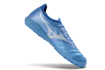 Mizuno Morelia Neo 4 TF Artificial Turf Soccer Shoes - Blue/Sky Blue/Crystal Blue