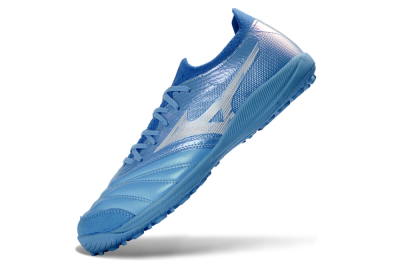Mizuno Morelia Neo 4 TF Artificial Turf Soccer Shoes - Blue/Sky Blue/Crystal Blue