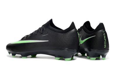 Nike Air Zoom Mercurial Vapor 17 Elite FG Firm Ground Soccer Cleats - Black/Electric Green/Metallic Silver