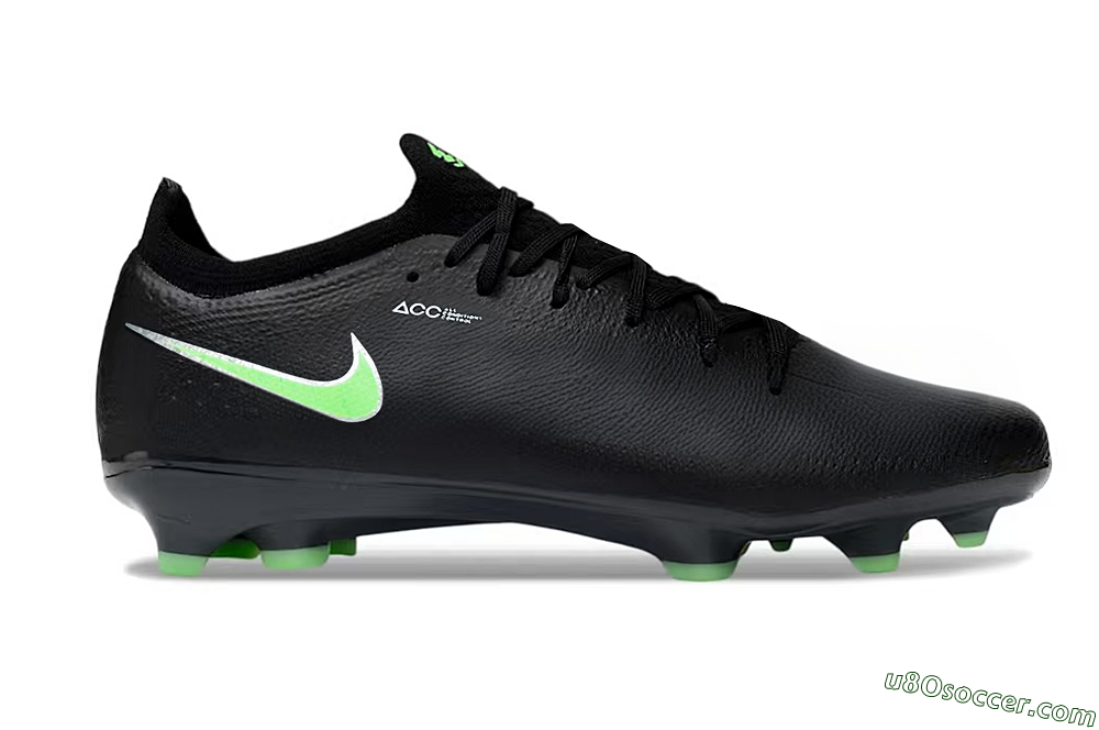 Nike Air Zoom Mercurial Vapor 17 Elite FG Firm Ground Soccer Cleats - Black/Electric Green/Metallic Silver 5